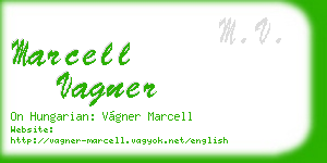 marcell vagner business card